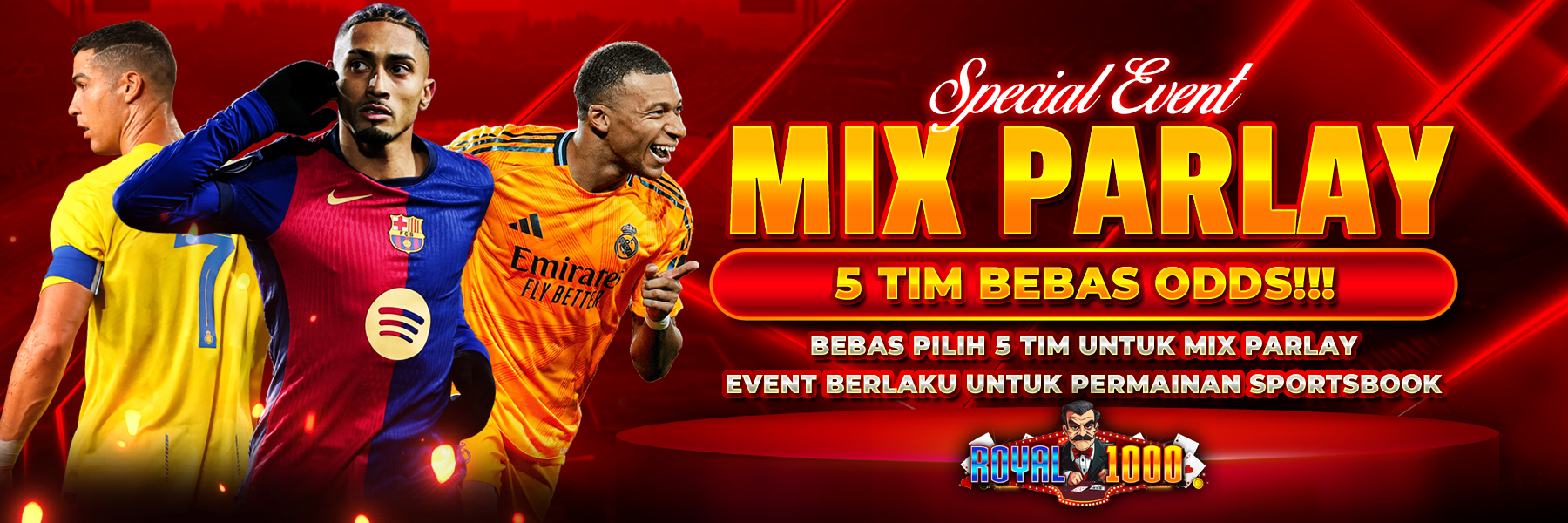 EVENT MIX PARLAY BEBAS ODDS